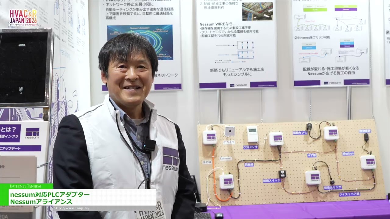 Nessum相容PLC轉接器 – Nessum Alliance [HVAC&R JAPAN 2026]