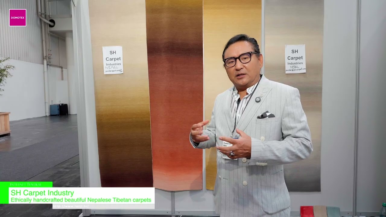 手工製作的精美尼泊爾藏式地毯，符合倫理規範 – SH Carpet Industry [DOMOTEX 2026- Home of Flooring & Interior Finishing]