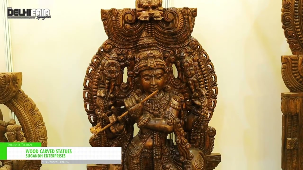 木雕雕像 – SUGANDH ENTERPRISES [61st IHGF Delhi Fair Spring 2026]