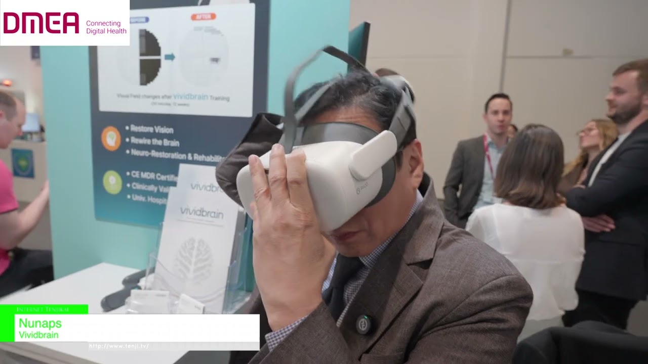 Vividbrain，視覺感知學習數位療法，用於治療視野缺損 – Nunaps [DMEA 2026 – Time to Connect Digital Health]