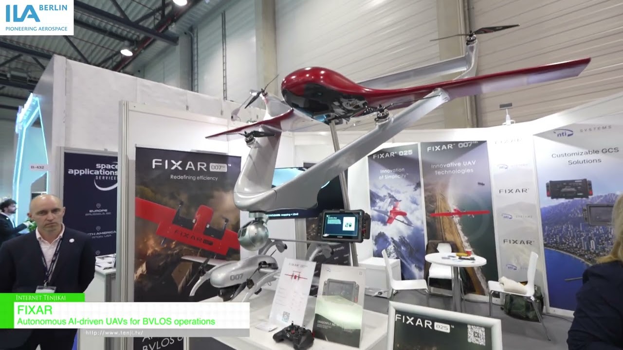 用於超視距作戰的自主人工智慧驅動無人機 – FIXAR [ILA Berlin 2026]